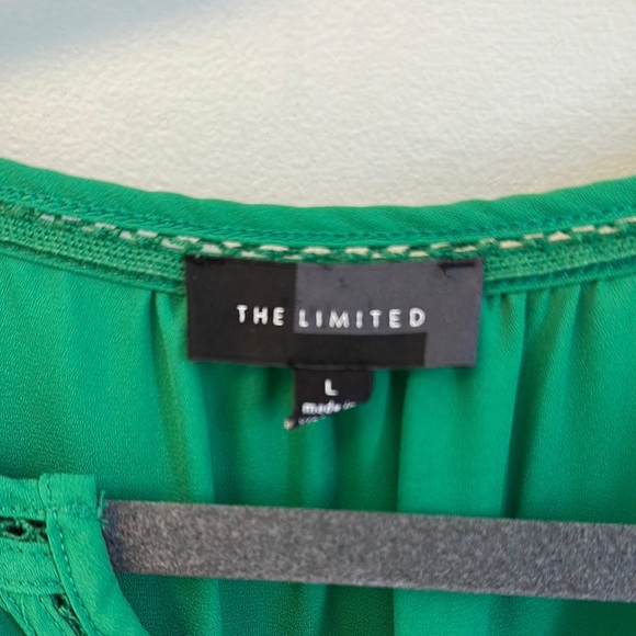 The Limited Green 3/4 Sleeve Relaxed Blouse - Picture 2 of 3
